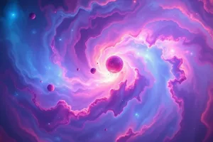 Vibrant Cosmic Nebula 4K