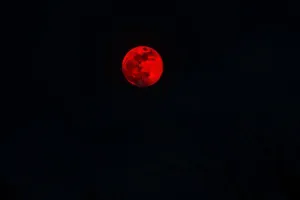 OLED Red Moon 4K