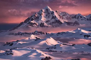 Snowy Mountains 4K