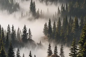 Dense Fog in Pine Valley