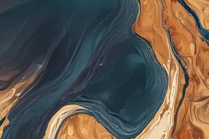 Hyperfluid River Delta