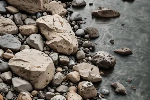 Minimal Stone Coast – Luxury iPhone Wallpaper