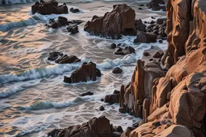 Coastal Cliffs at Blue Hour